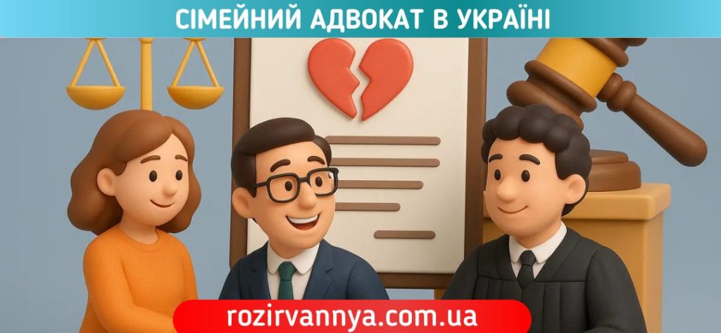 супровід відповідача у справі про розірвання шлюбу